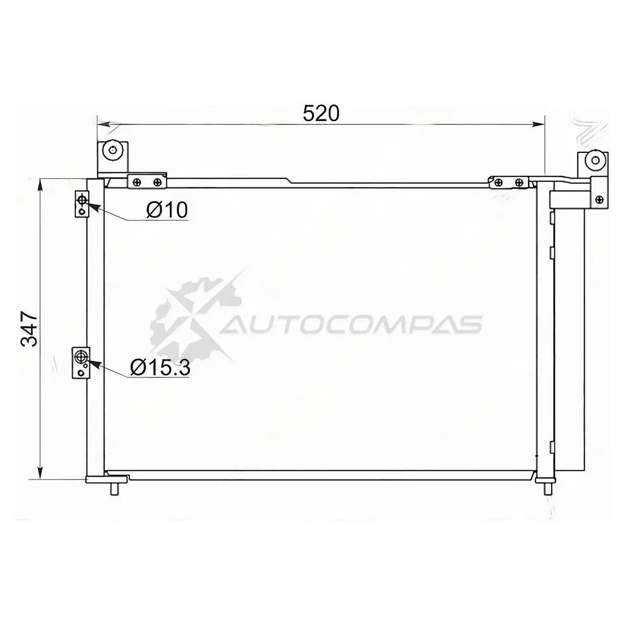 Радиатор кондиционера MAZDA BT50 06-/FORD RANGER 06 SAT 1422809972 STMZ103940 ZL1U 2U