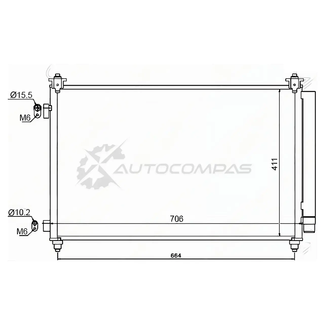 Радиатор кондиционера MAZDA CX-9 07 SAT STMZ143940 3LU9 E4 1422809620