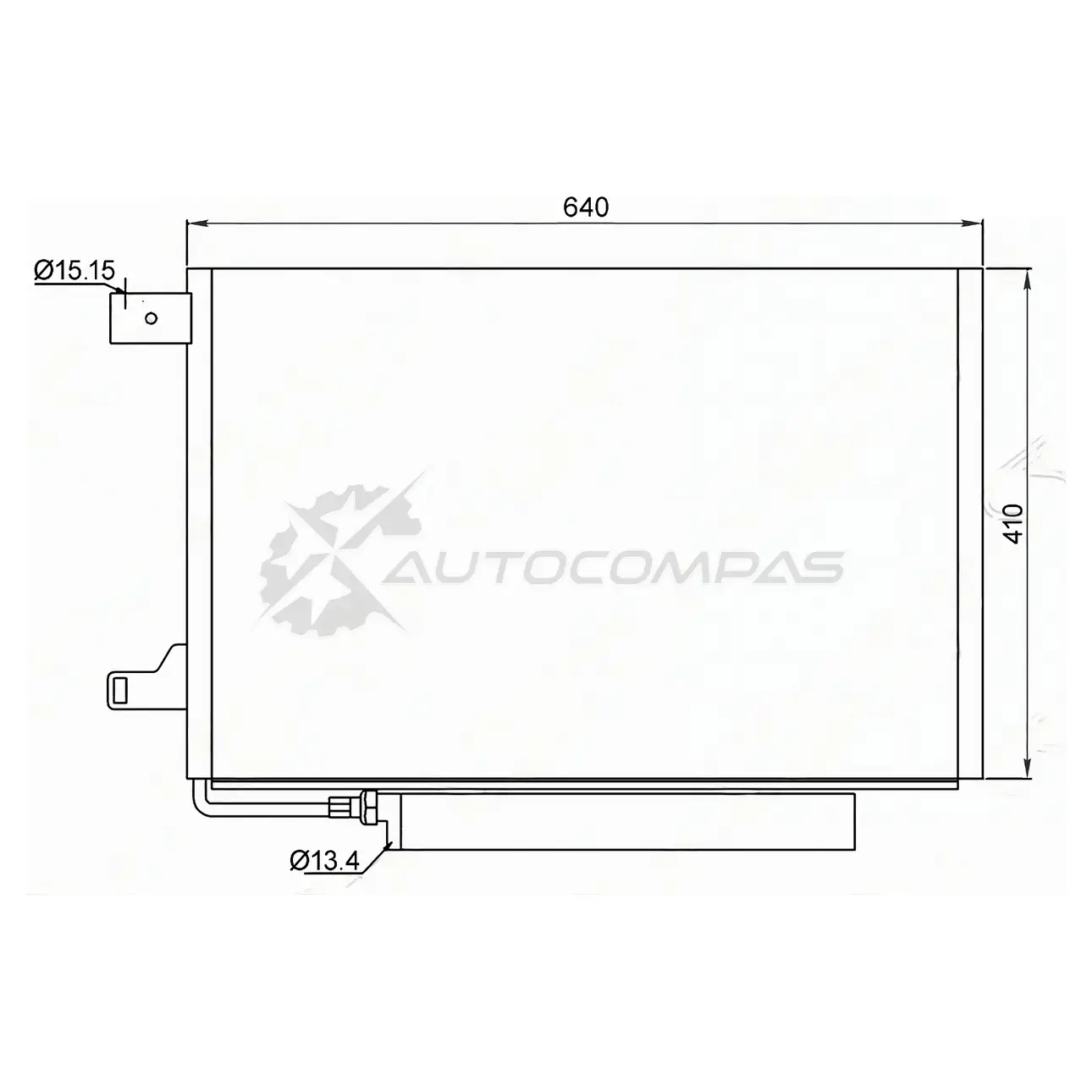 Радиатор кондиционера Mercedes A-CLASS W169 04-12 SAT STMB043940 J2AZ5C 4 1440530137