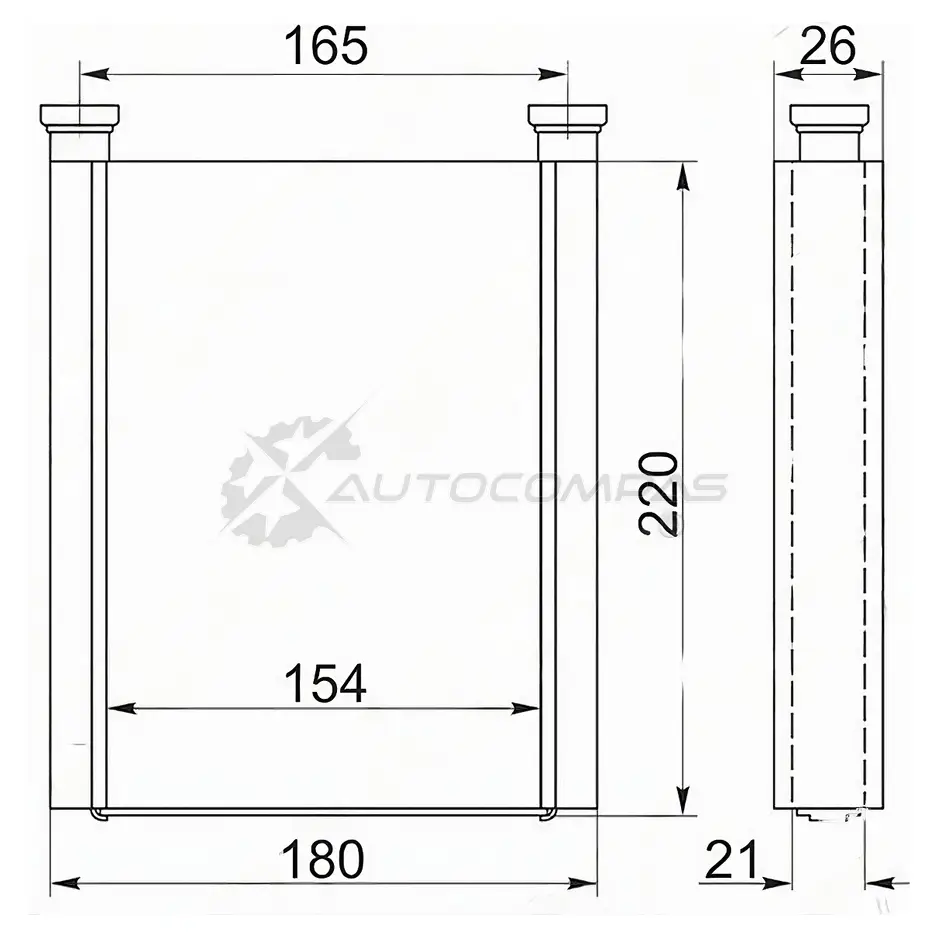 Радиатор печки, теплообменник Toyota PREMIO/ALLION/WISH/OPA/VISTA ARDEO 01-07 SAT I4QT A0 1422824039 STTY473950 изображение 0