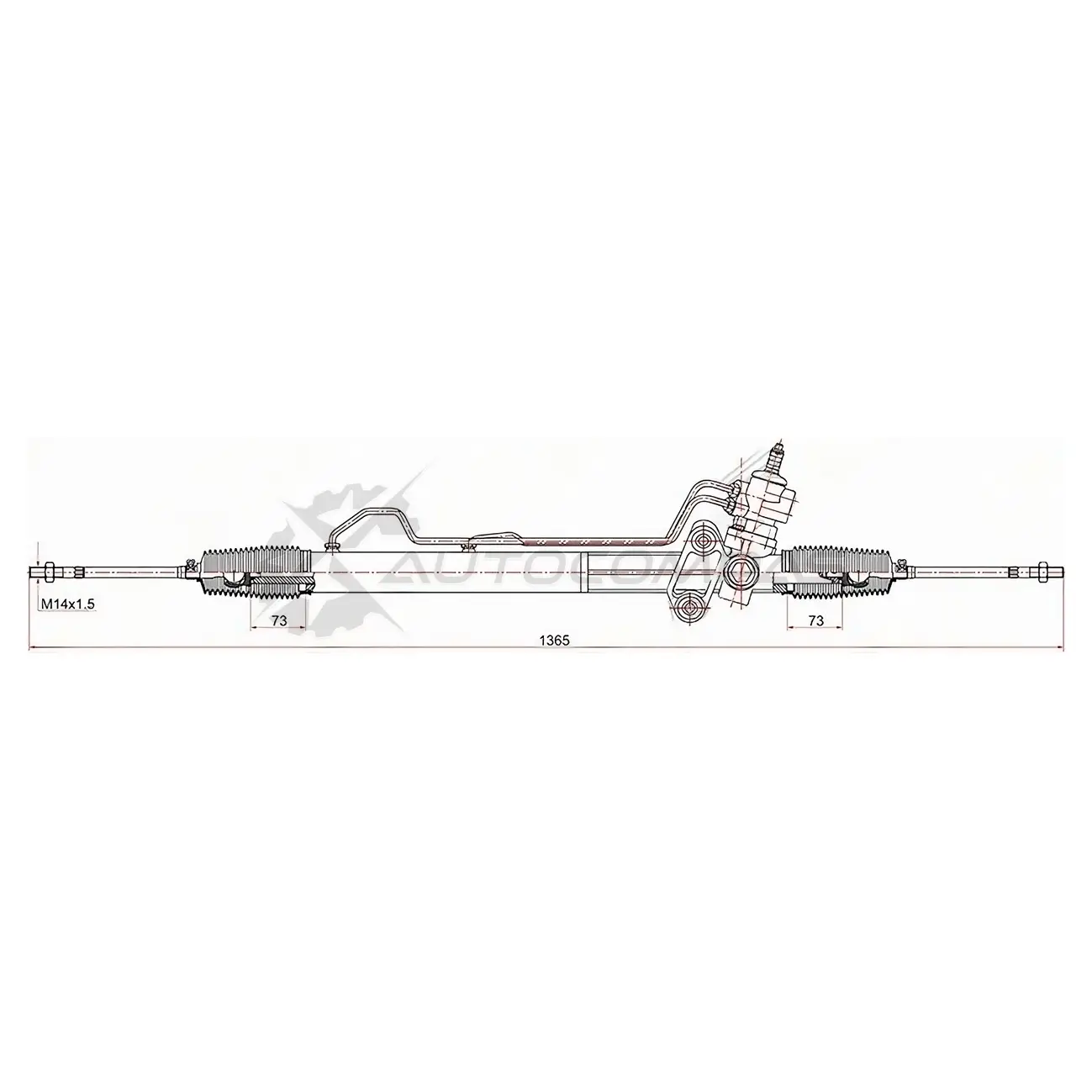 Рулевая рейка HYUNDAI STAREX H1 97- 2WD LHD SAT N2V 2RTZ ST577004A600 1422806622 изображение 0