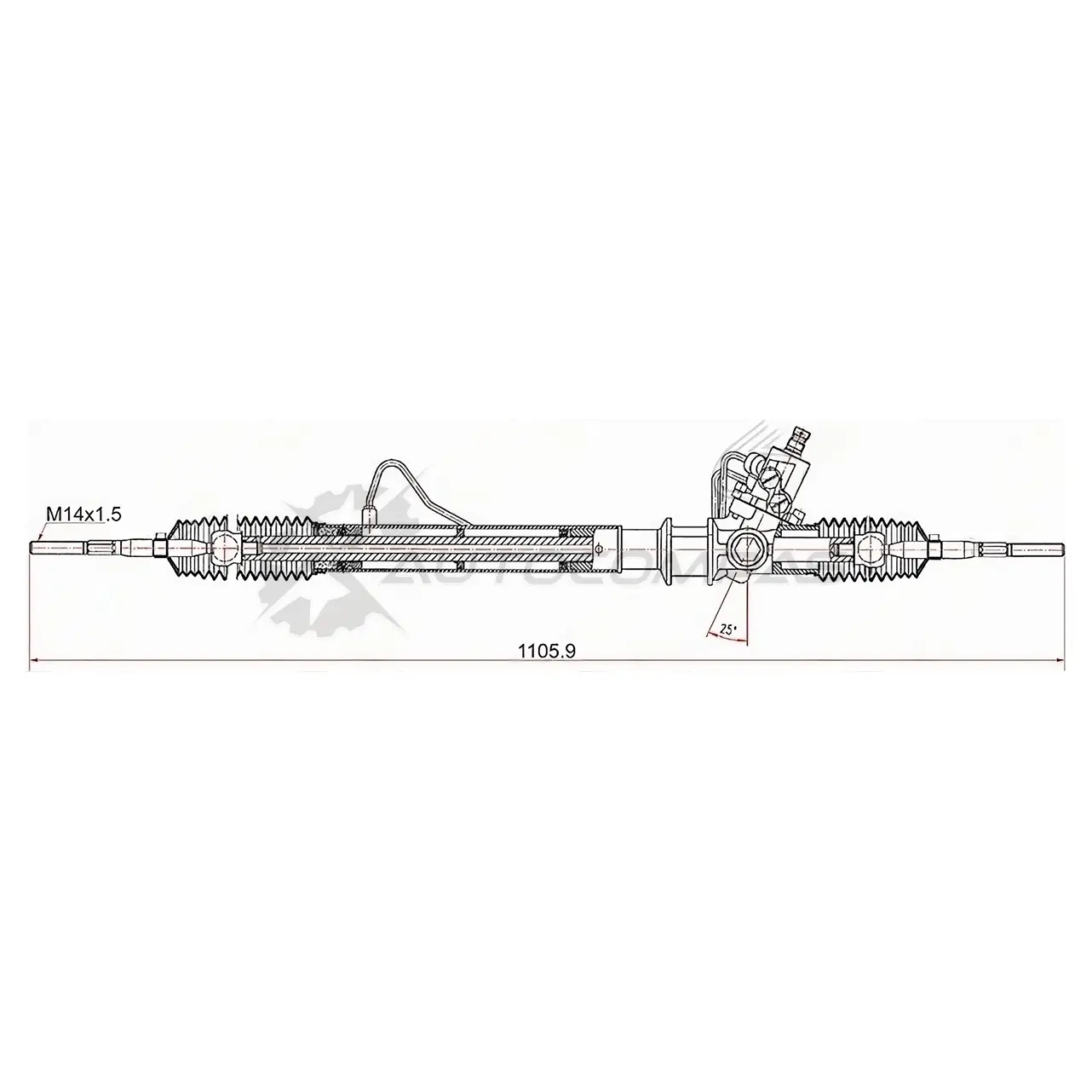Рулевая рейка SUZUKI GRAND VITARA 98-05 LHD SAT PFIT O 1422821275 ST4858065D51