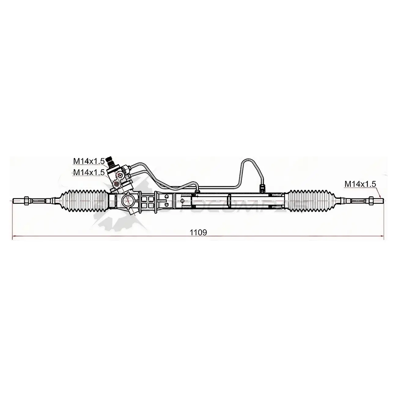 Рулевая рейка SUZUKI Grand Vitara/ESCUDO 98- RHD SAT H XLS8 ST4858065D01 1422821306