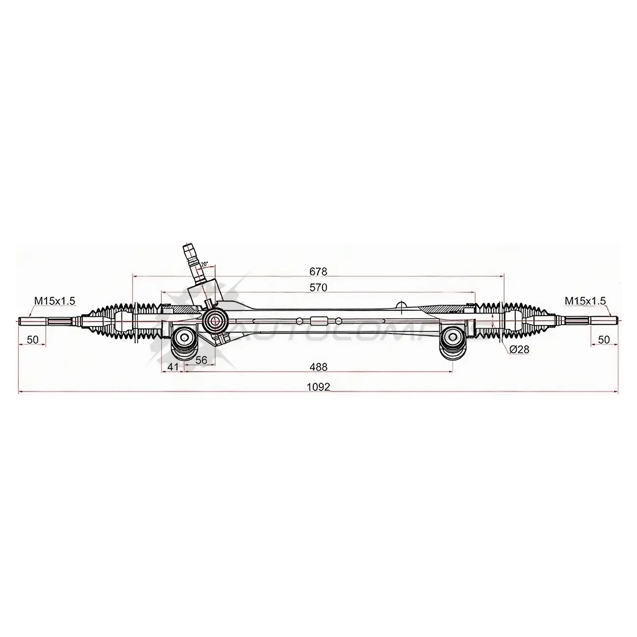 Рулевая рейка Toyota Camry 11- LHD SAT 8C HR4 1422827279 ST4551033011 изображение 0