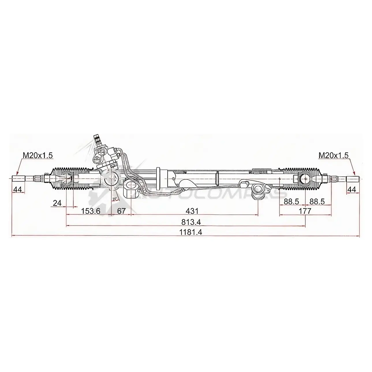 Рулевая рейка Toyota Land Cruiser 02-07 RHD SAT 1422822356 N N8WR ST4425060090 изображение 0