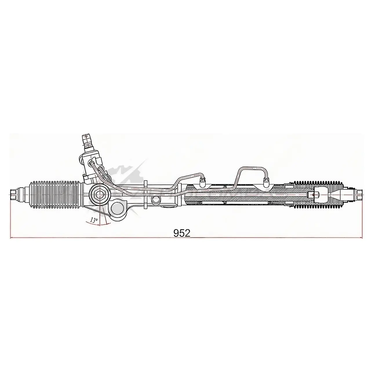 Рулевая рейка Toyota Land Cruiser Prado 96-02 LHD SAT 1422822350 1 ZBRTH ST4425060022