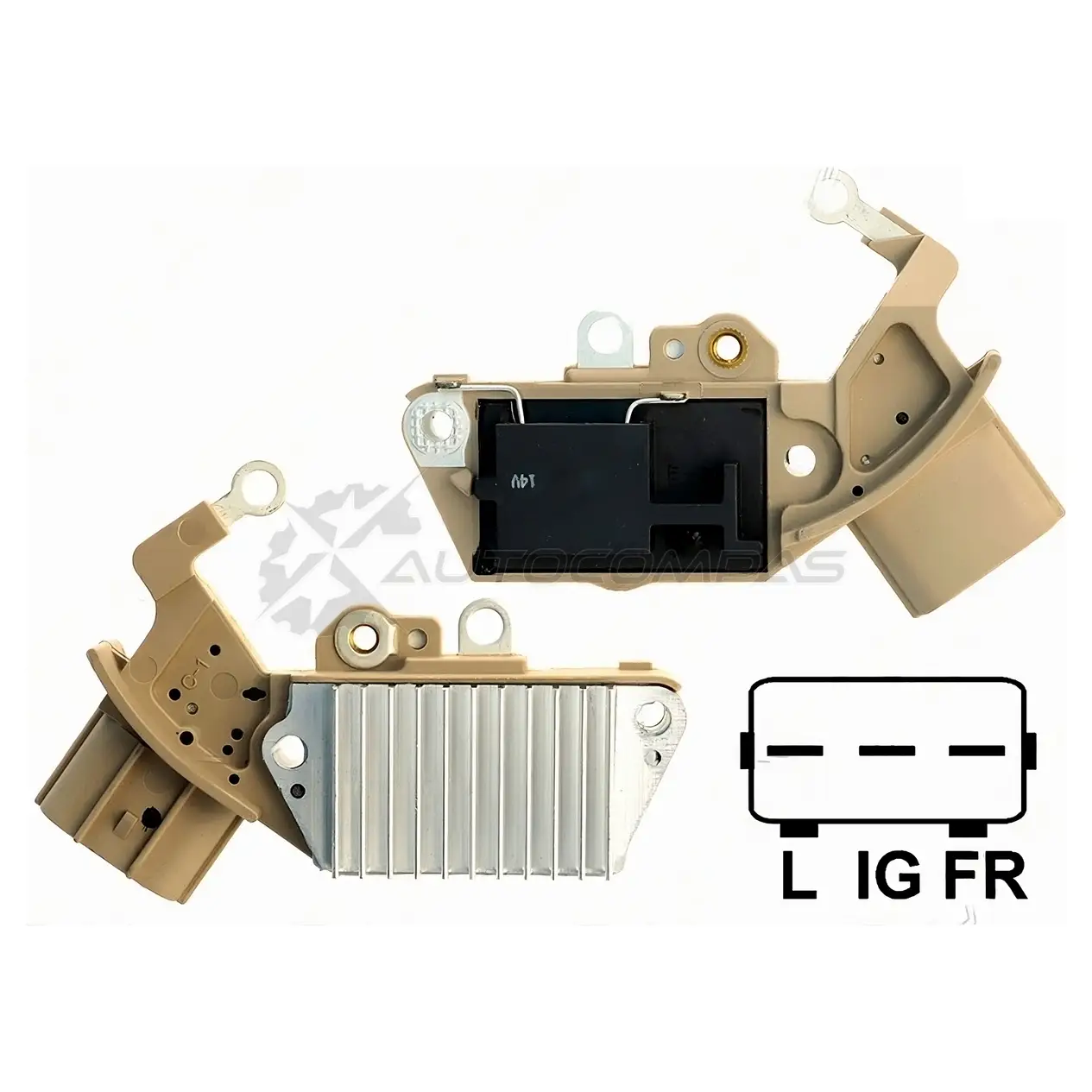Реле-регулятор напряжения генератора Toyota COROLLA/FIELDER NZE120/ PLATZ/VITZ NCP1/FUN CARGO NCP2 SAT ST2770021020 1440537565 9D WRJX