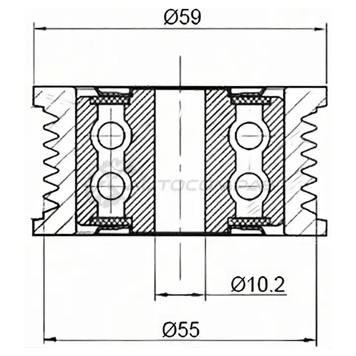 Ролик приводного ремня обводной LEXUS GS30/35/43/460/LS460 1-2UR SAT ST1660438020 YP4M 15 1422828126