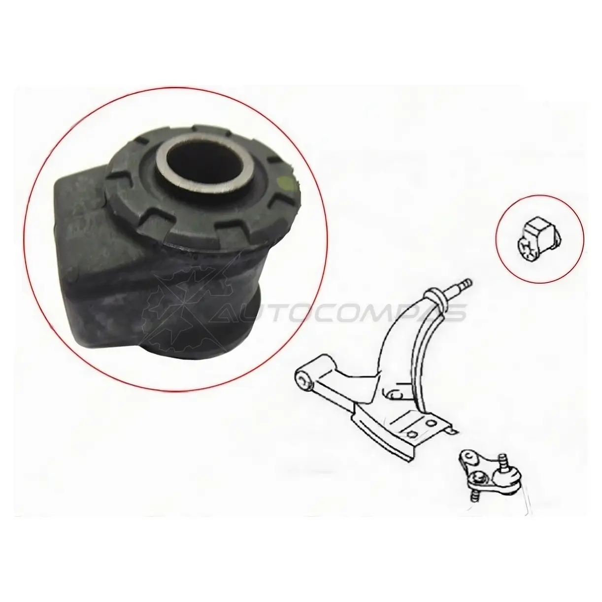 Сайлентблок задний переднего нижнего рычага Toyota COROLLA/LVN/TRN/SPRINTER/CARIB 87-94 SAT ST4865512060 JP74K 0 1422823682