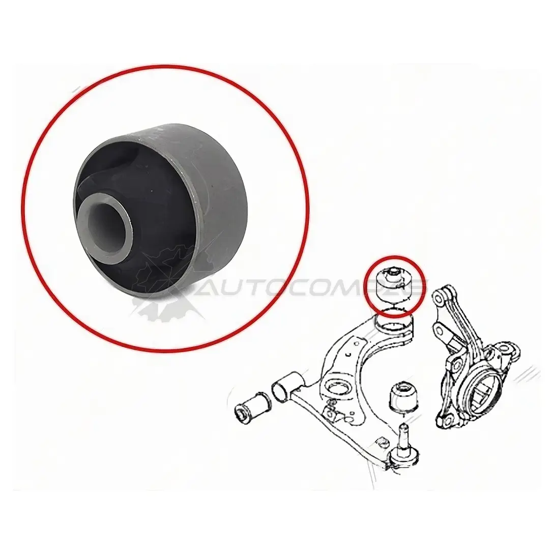 Сайлентблок переднего рычага задний (вертик) Toyota PASSO/DAIHATSU BOON 04 SAT ST48655B1010 1422829262 9CU 9ESJ изображение 0
