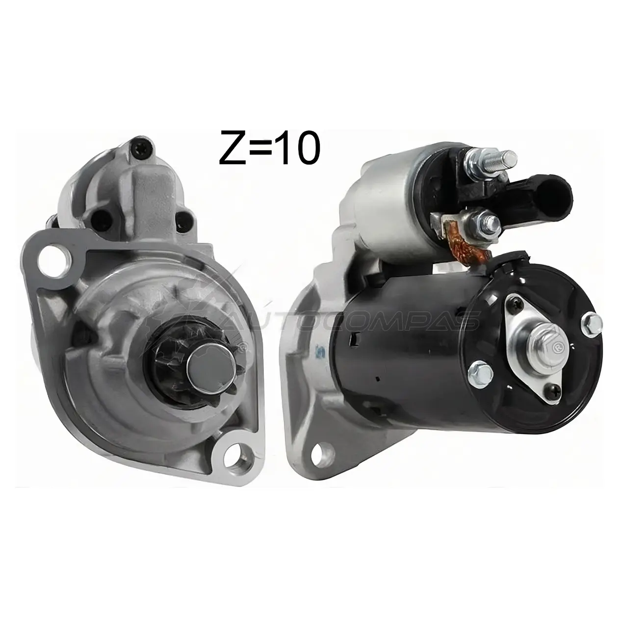 Стартер AUDI A3/Q3/TT/SKODA OCTAVIA/SUPERB/VWGOLF/JETTA/PASSAT/POLO/TIGUAN 1.4kW Z=10(восстановленный) SAT T6 277DI 1422833568 ST02M911023S изображение 0