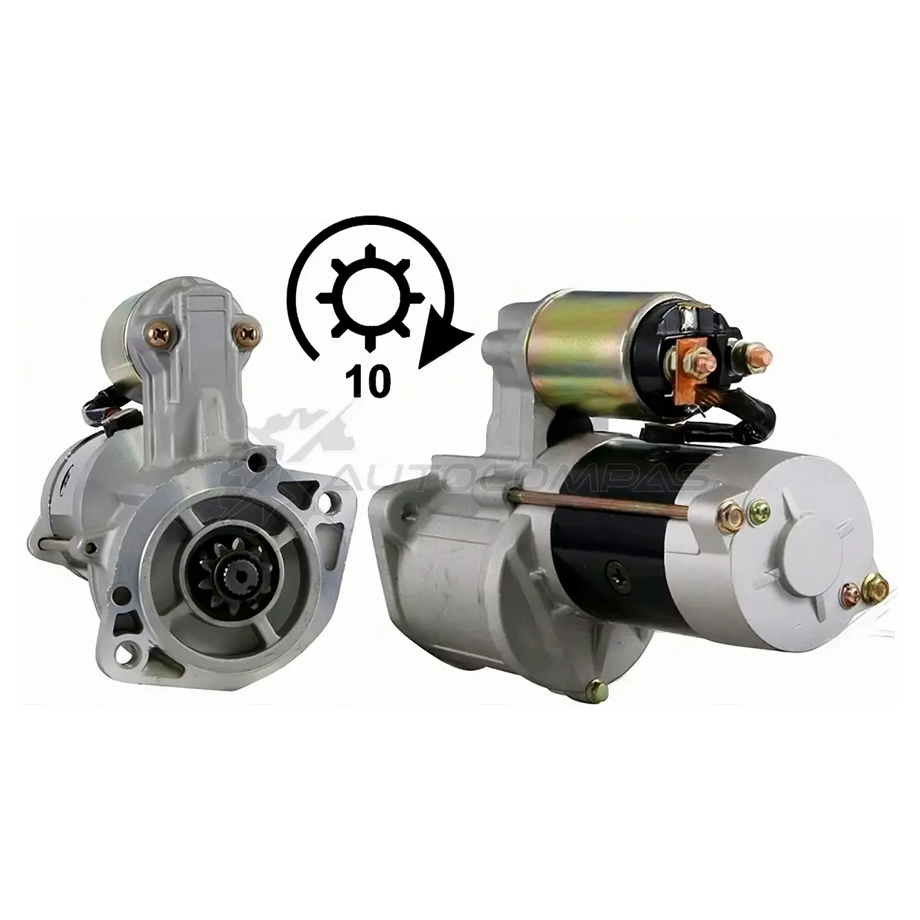 Стартер HYUNDAI GALLOPER 91-02/GRACE 98-04/STAREX/H1 97-04 D4BA/D4BB/DRBH 12V 2kW Z10 SAT 1440523537 ST640069 9 R3CO