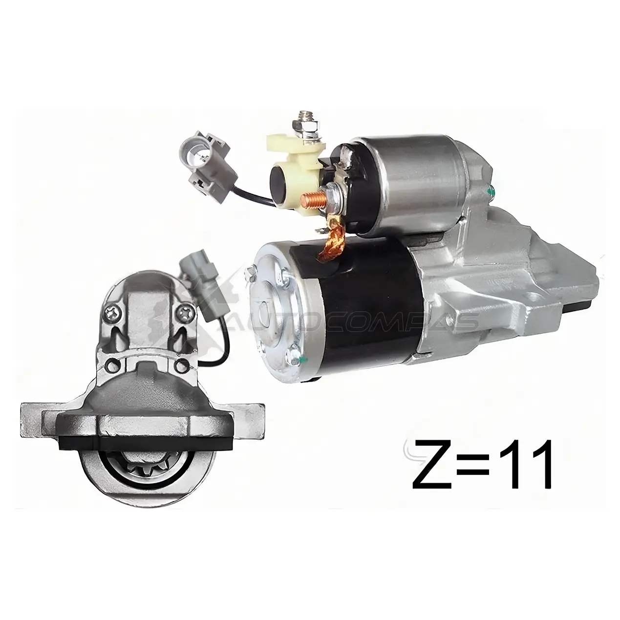 Стартер MAZDA 3/CX-7 2.3/2.5 08-13/6 2.0/2.5 07-12 1.4kW Z=11(восстановленный) SAT MG XYNH STL53818400B 1422810824