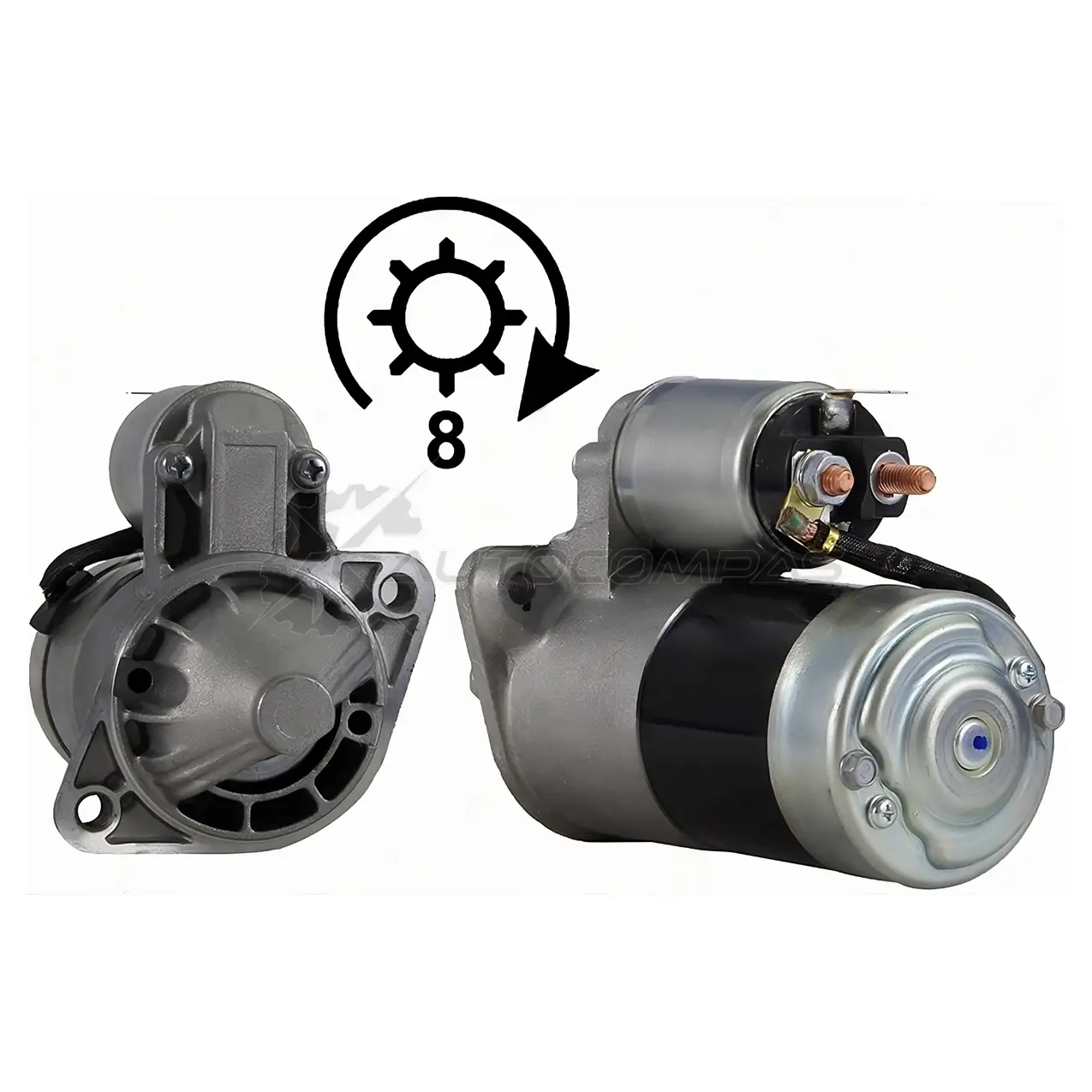 Стартер Mitsubishi CHARIOT/ETERNA/GALANT/LANCER/MIRAGE/PAJERO/RVR 88-97 12V 1.2kW Z=8 SAT XC Q9LAT ST640073 1440531896