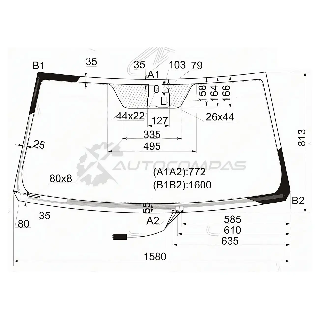 Стекло лобовое с обогревом щеток + дд Toyota LAND CRUISER/LEXUS LX570 07-15 SAT KVW 5X 1422825315 SPGFJ200LVCPSHLFWHX изображение 0