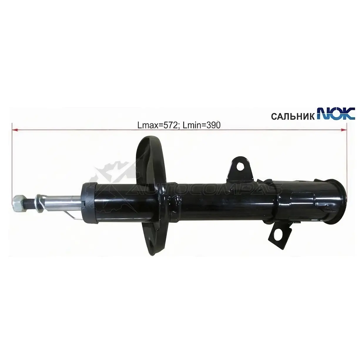 Стойка амортизатора задняя Toyota COROLLA/SPACIO/SPRINTER/CARIB 91-02 4WD слева SAT ST4854019175 UE A0SXG 1422828390