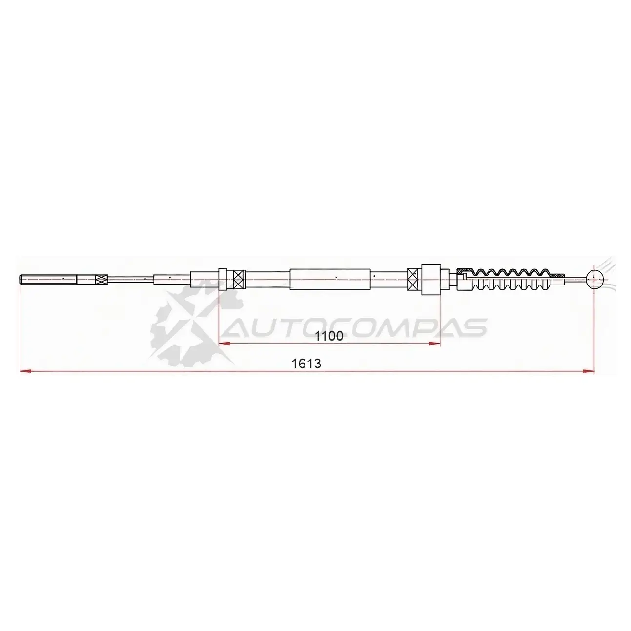 Трос ручника VOLKSWAGEN GOLF III (1H1/1H5/1E7)/VENTO 1H2 91-97 SAT ST520029 1 5OXWT 1440547821