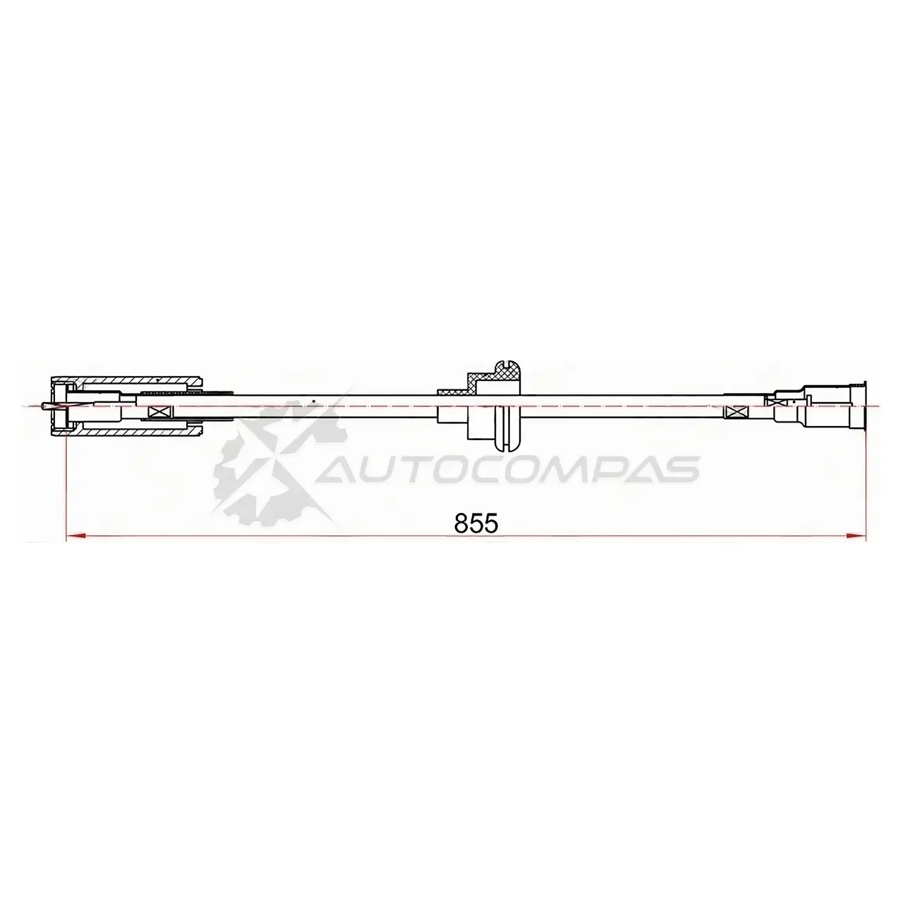 Трос спидометра OPEL ASTRA F 91-02/CORSA B 93-00/VECTRA A 88-95 SAT C68E 3 ST3250005 1440990814 изображение 0