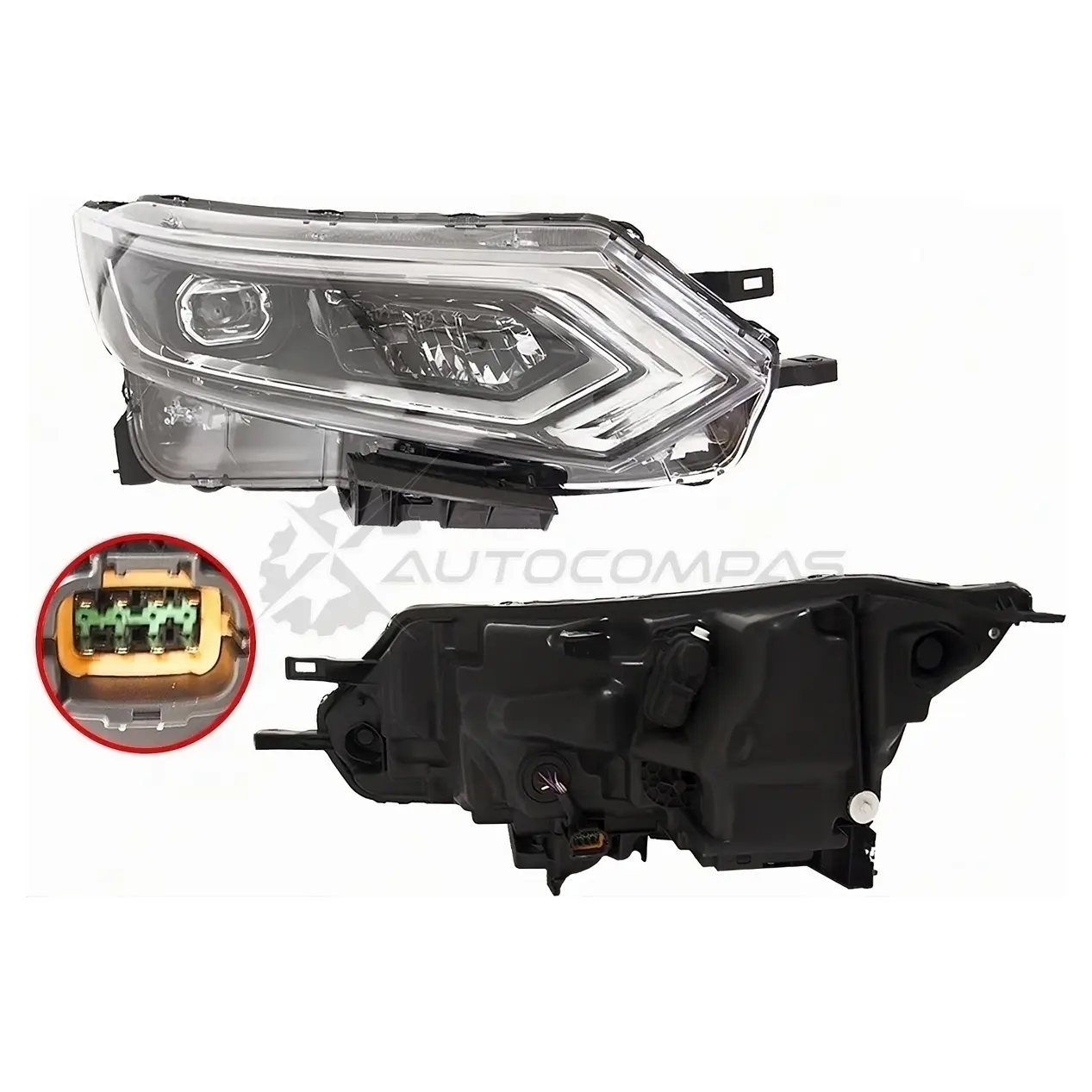 Фара NISSAN QASHQAI 17-22 справа LED SAT ST130014 1440534918 A 7OMM