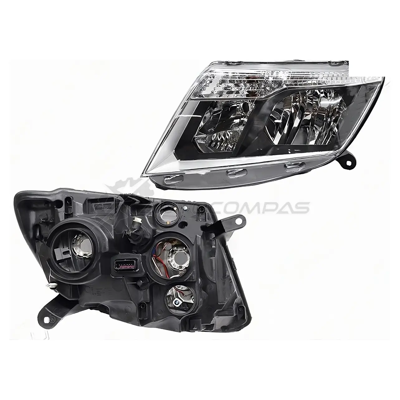 Фара NISSAN TERRANO 17-22 слева темный хром SAT 1440532642 T3EB Q ST21511T4L