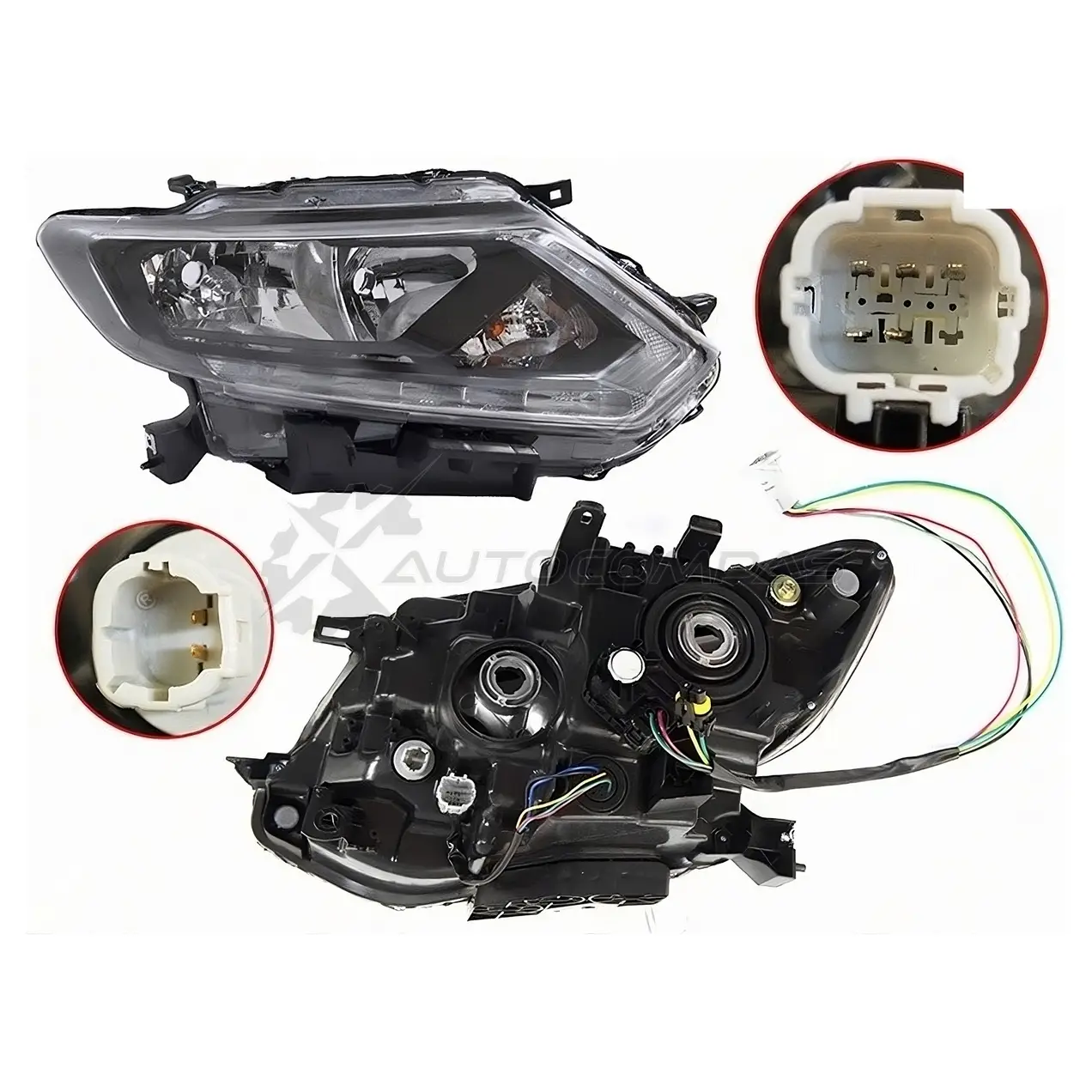 Фара NISSAN X-TRAIL 14-17 справа галоген, ДХО, с электрокорректором SAT WH QBC9N ST1151136RMLDM2 1440534437