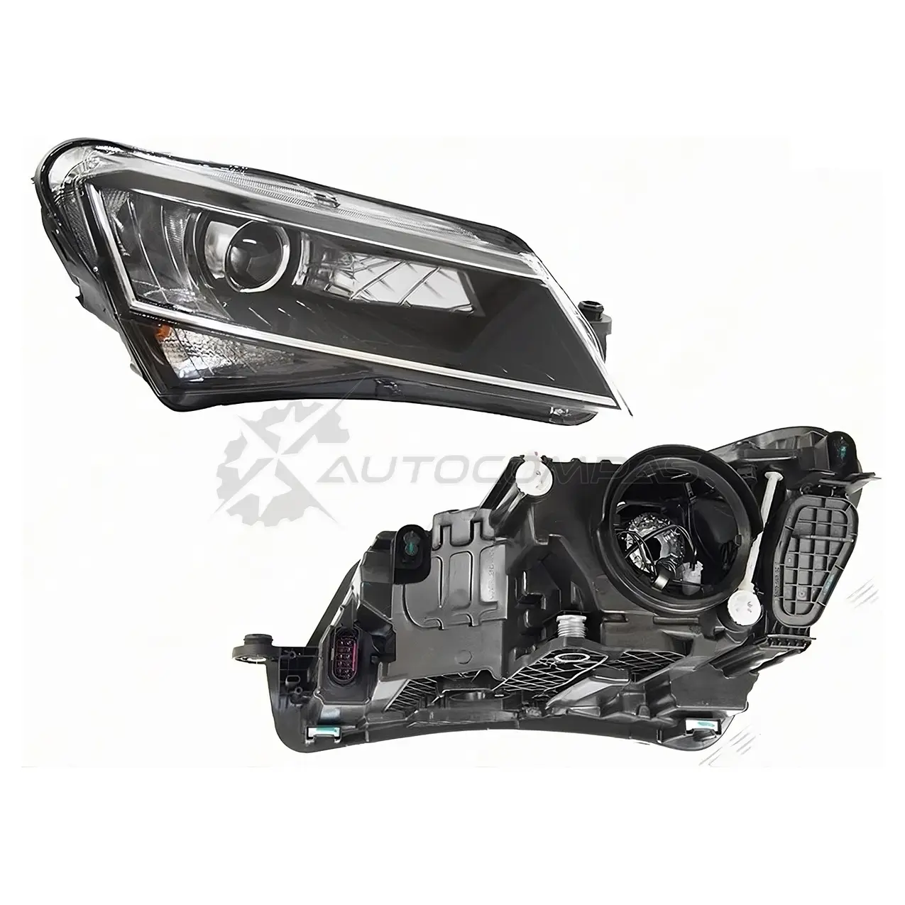 Фара SKODA SUPERB 15-19 справа SAT ST6651133RMLEAM2 ZF 5CO2J 1440546977 изображение 0