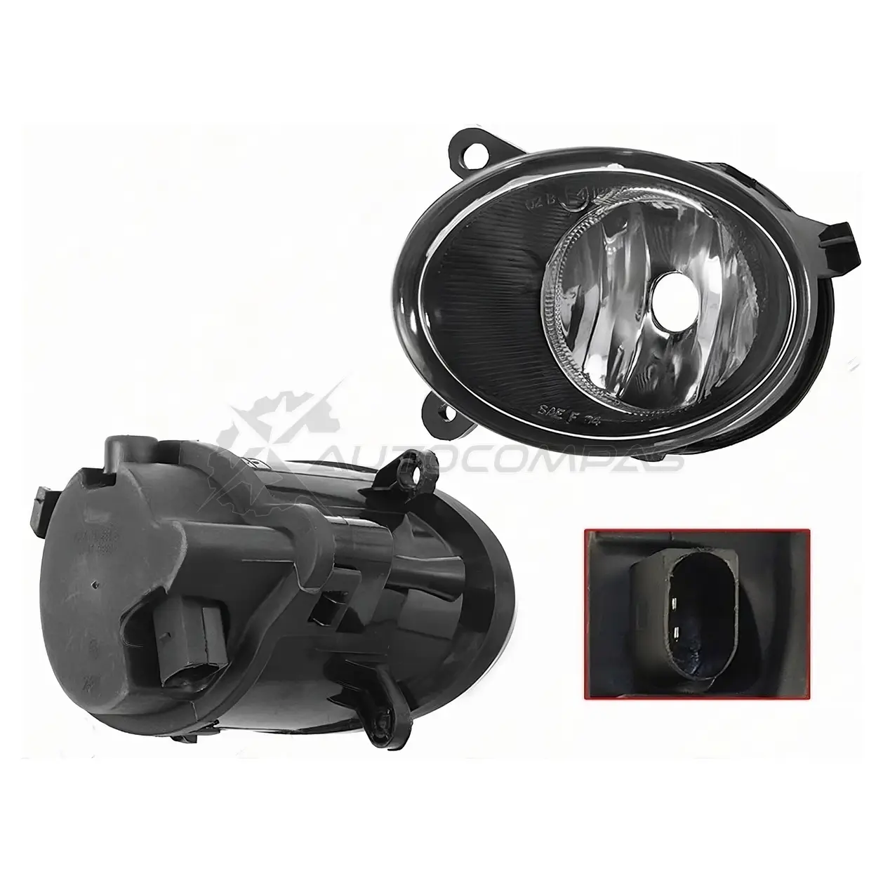 Фара противотуманная AUDI A6 05-08 слева SAT 1422833781 ST4462001L BHNA T6