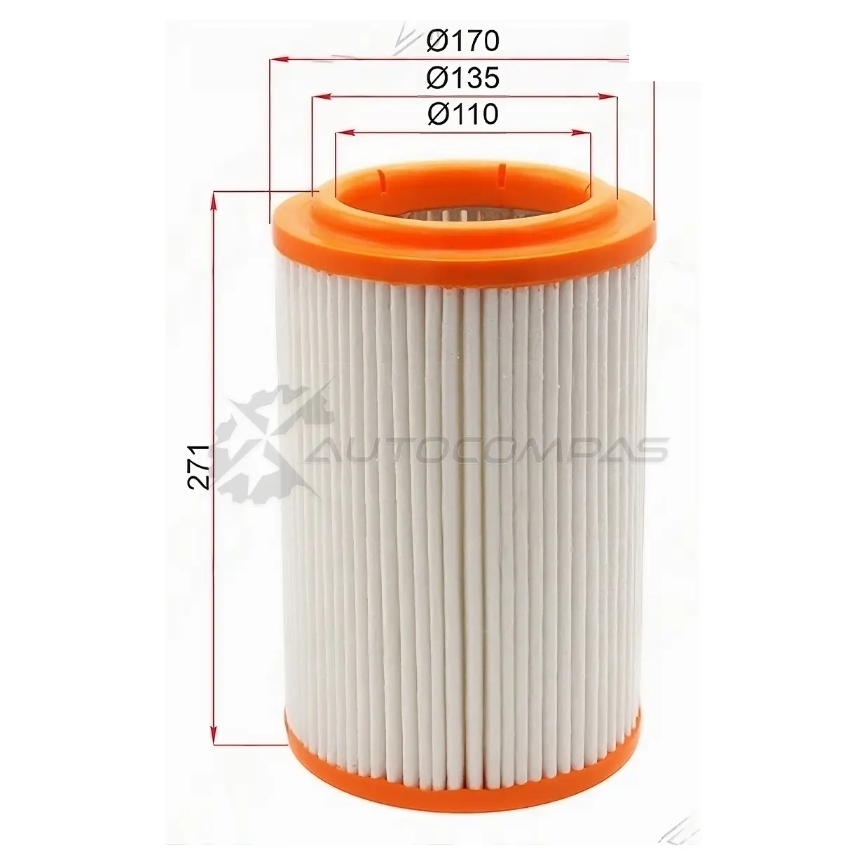 Воздушный фильтр KIA BONGO III 2.4/2.5 04-/K2500 03-/K2900 08 SAT ST281134E000 78 KNVY 1440524950 изображение 0