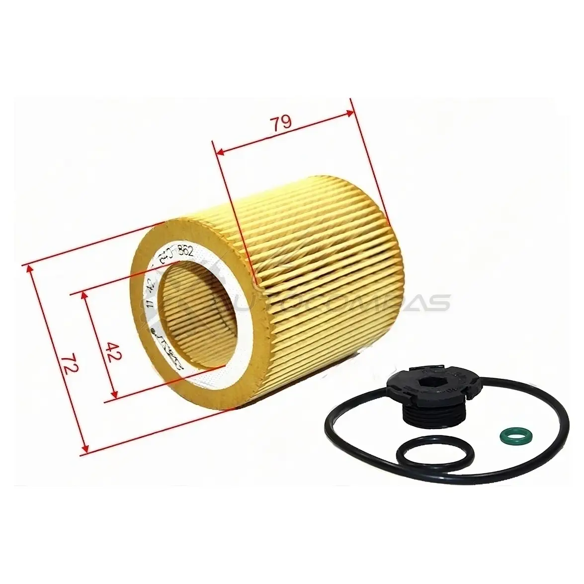 Масляный фильтр (картридж) BMW 3-SERIES 320i/328i 11-/5-SERIES 520i 10-16/X1 20i 11-15/X4 20i/28i 14 SAT OL NZM9Y 1422889127 ST11427640862