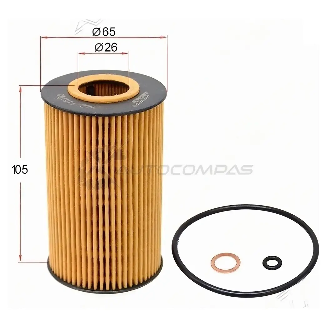 Масляный фильтр (картридж) BMW 3-SERIES 87-02/5-SERIES 95-96/Z3 96-03 SAT ST11421716192 O 7HC7K 1440512644