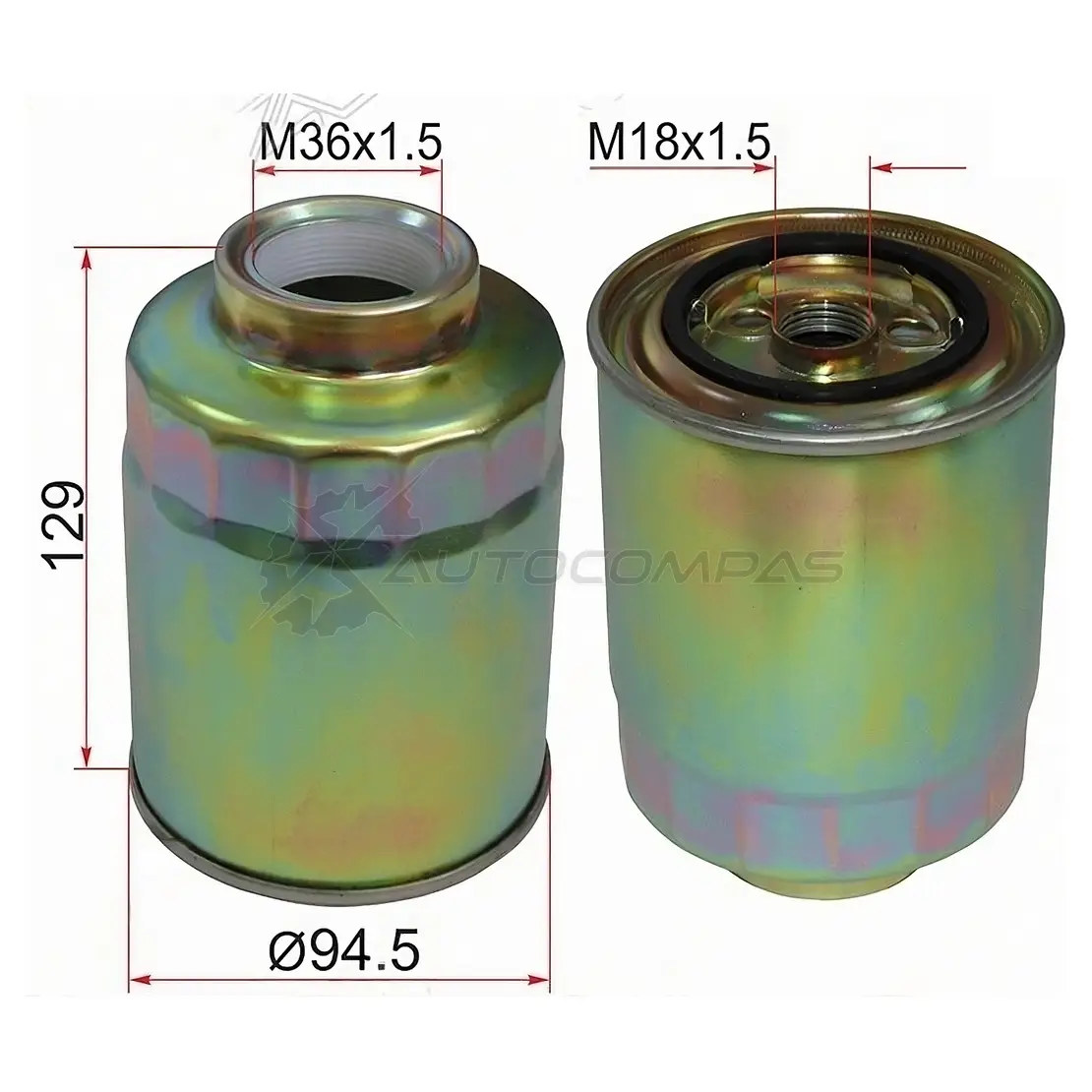 Топивный фильтр Toyota COROLLA/VERSO CDE120 1CDFTV 03-06/ LAND CRUISER 100 1HD 98-07(две прокладки) SAT 1422828973 4 JMCN ST2339064480