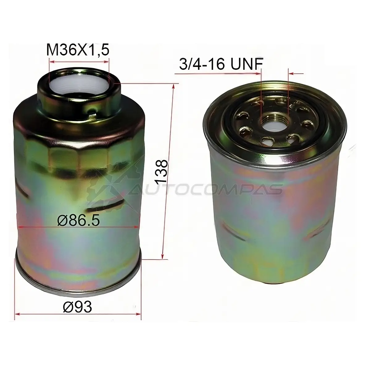Топивный фильтр Toyota LAND CRUISER 90-/PRADO 90/120 96-/DYNA TOYOACE 83- DIESEL SAT RR GG4T4 1422810466 ST2330364010