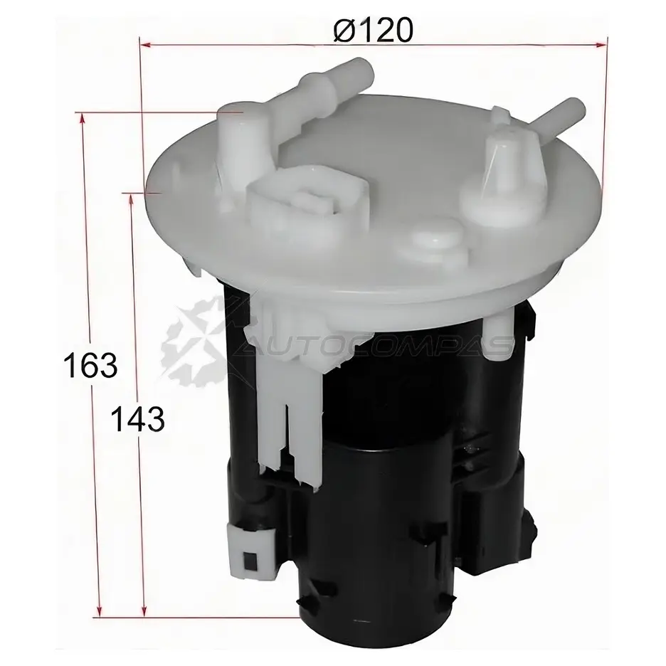 Топивный фильтр погружной MITSUBISHI LANCER 00-07 SAT 3ILX1 B 1422810429 STMR552781