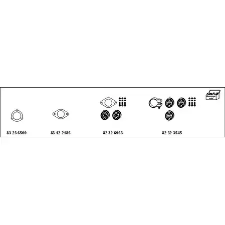 Система выпуска ОГ HJS 1201005 U OOPJ MT-Fi149 VYCAR1M
