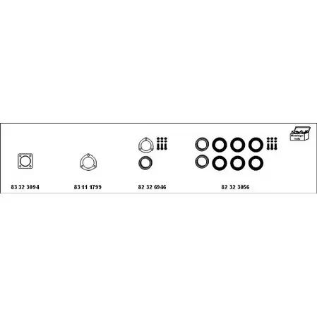 Система выпуска ОГ HJS 6F9T T 1201056 P0PNE MT-Fi31