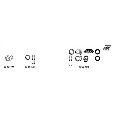 Система выпуска ОГ HJS FYI PVI 1201072 D2CZS MT-Fi48 изображение 0