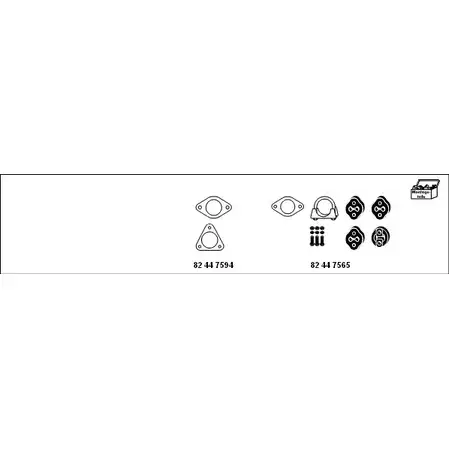 Система выпуска ОГ HJS W 5J7W 1201235 2E3DO MT-Kia17