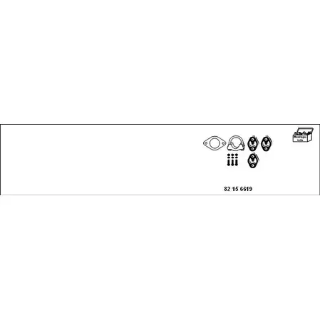 Система выпуска ОГ HJS L 5BN6VJ X5B06V MT-MA5 1201329