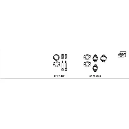 Система выпуска ОГ HJS AQQ5G 1201792 MT-Peu28 F JA4PF
