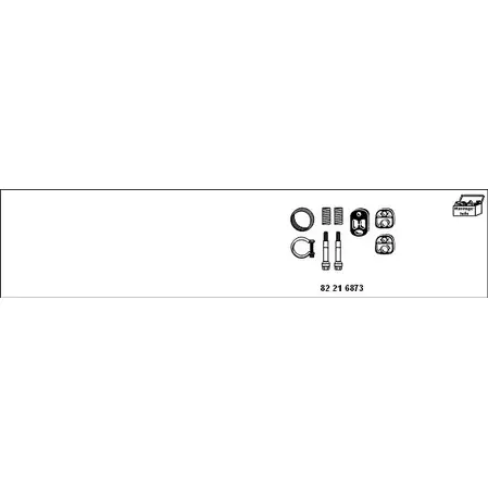 Система выпуска ОГ HJS 1201841 FFIU U0 MT-Peu80 897QOT изображение 0