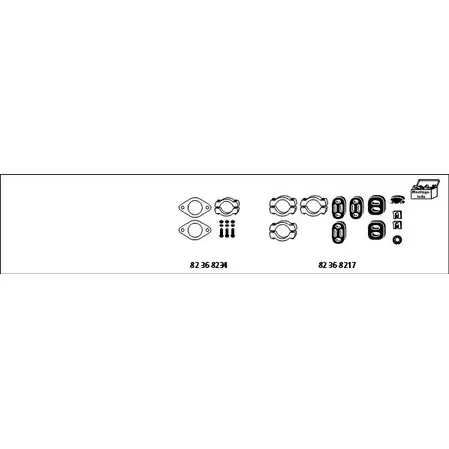 Система выпуска ОГ HJS XI1U6 MT-SA11 T ELBY 1202007