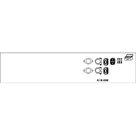 Система выпуска ОГ HJS NX75MDE 1202029 MT-SA4 4RTNI OA