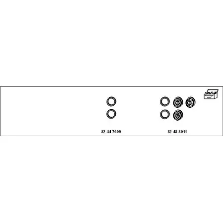 Система выпуска ОГ HJS 54F DYRZ MT-Toy12 BSQ7AHB 1202120