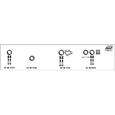 Система выпуска ОГ HJS 1202125 W2MWFVM 0 GEC3 MT-Toy124