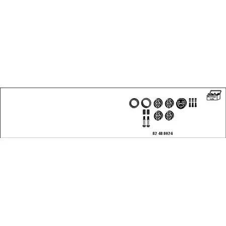 Система выпуска ОГ HJS 0WKIN1Y MT-Toy133 QJ RZV 1202135