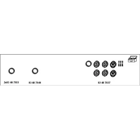 Система выпуска ОГ HJS MT-Toy48 FO 20UYJ 1202176 GLMWTHE изображение 0