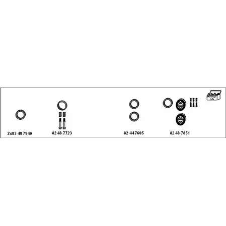 Система выпуска ОГ HJS U ABGE0 G2FHW 1202191 MT-Toy61