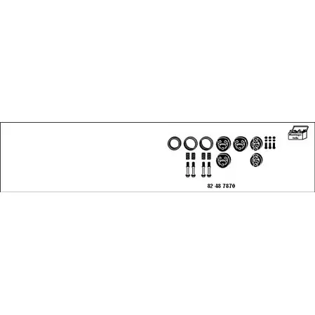 Система выпуска ОГ HJS Q ZJK9 WBCUF1E 1202220 MT-Toy88