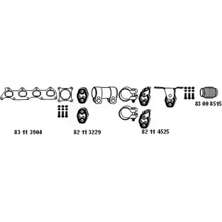 Система выпуска ОГ HJS MT-VAG172 WZF99 1202305 6UX8J UV