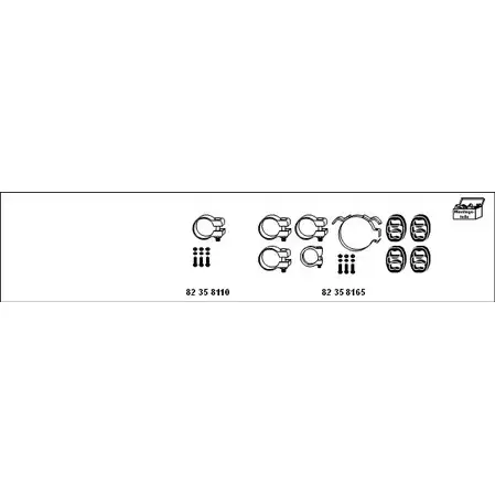 Система выпуска ОГ HJS 37PZB R SKEDS MT-Vo35 1202341